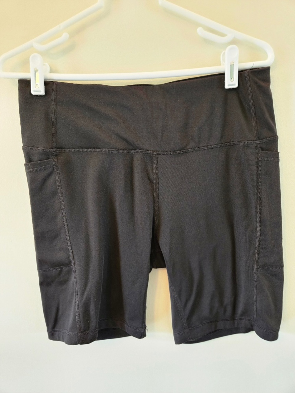 Athletic Works High Waisted Bike Shorts w/ Side Pockets